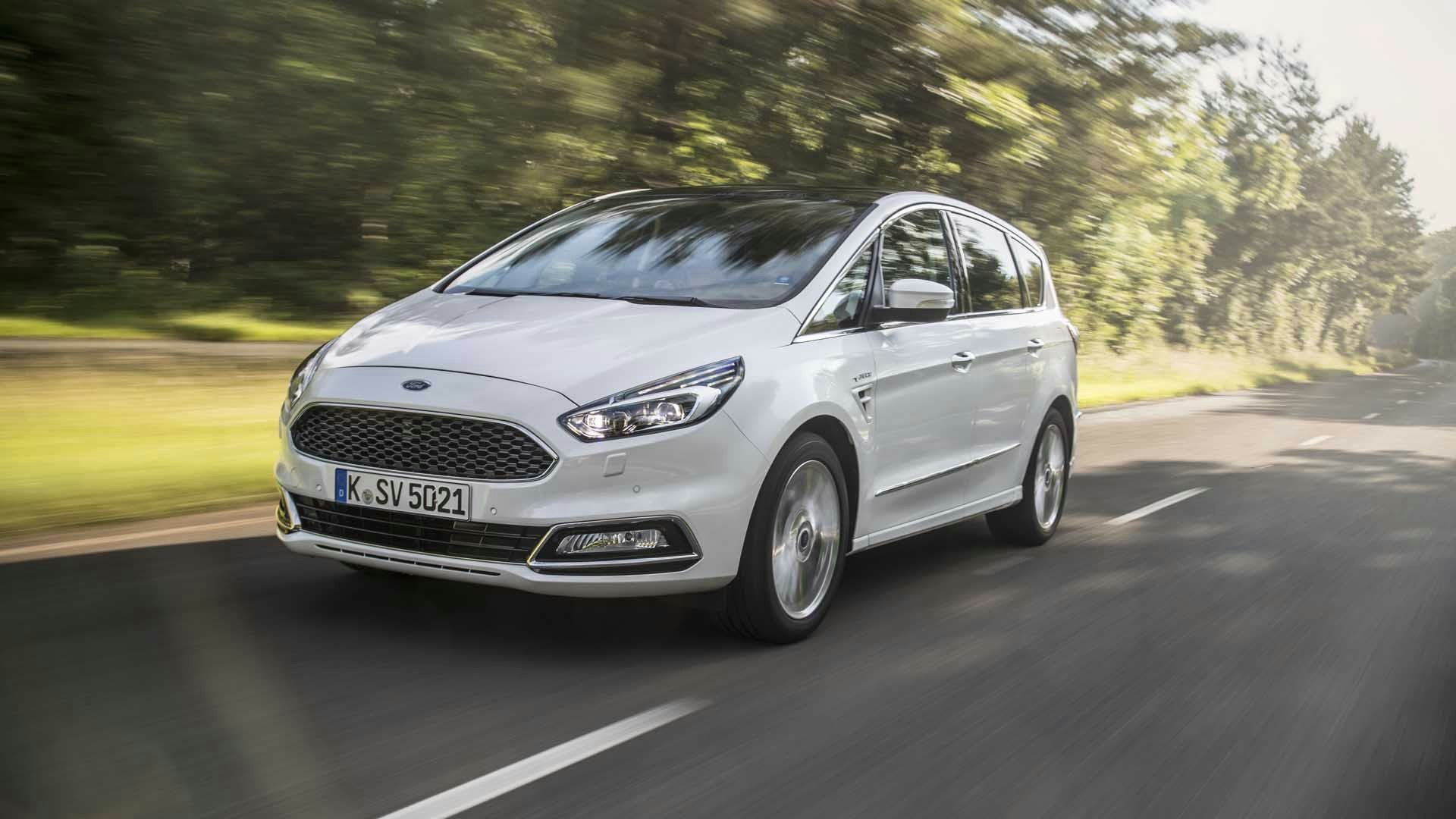 Ford S-Max hvid vignale front