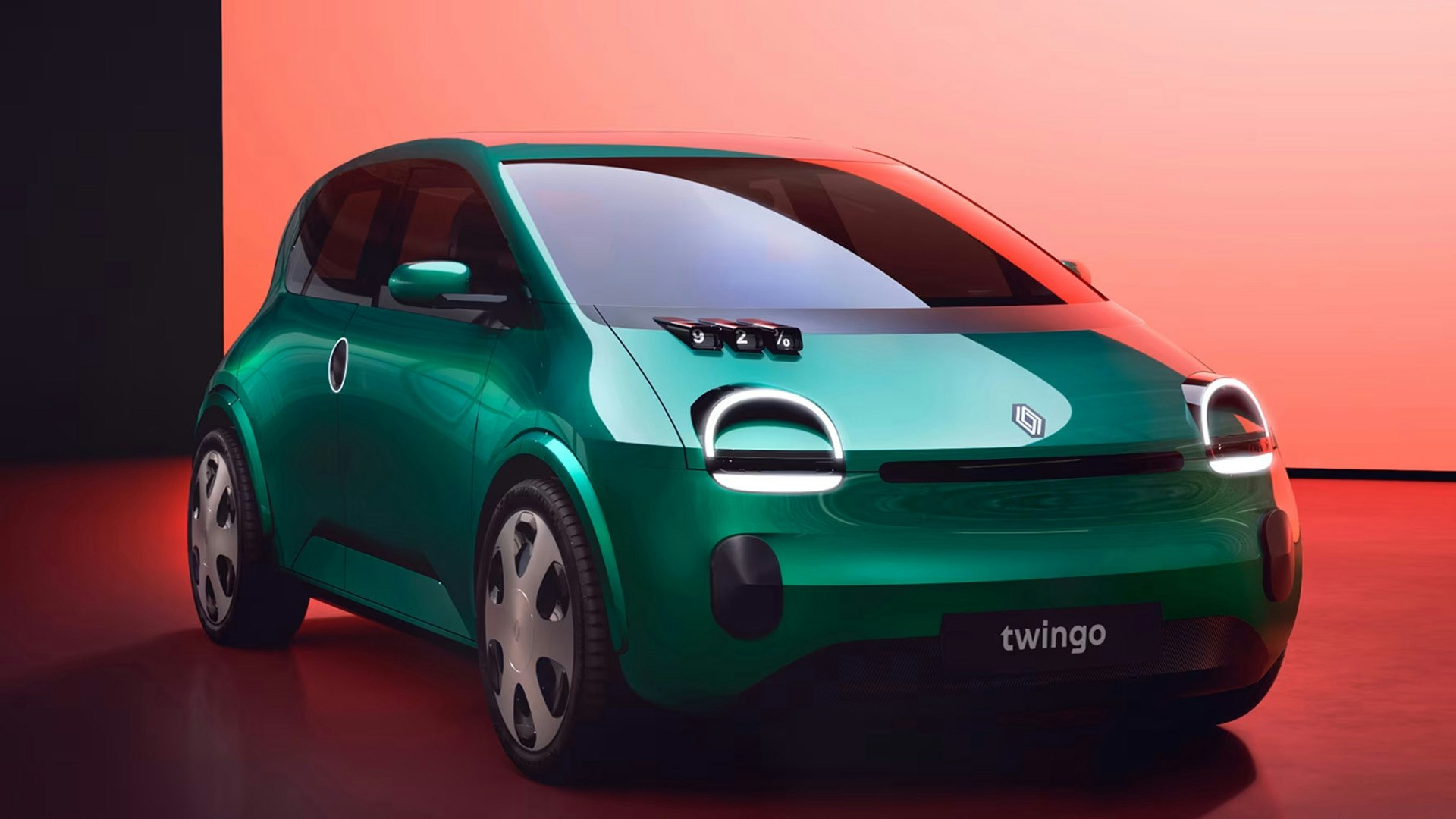 Renault Twingo E-Tech Electric set forfra